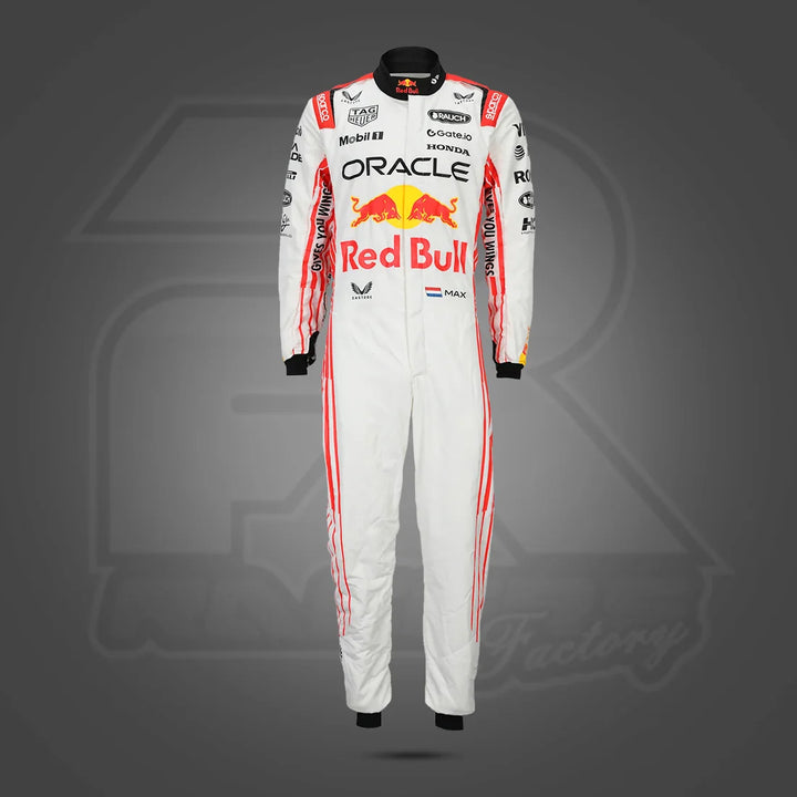 Max Verstappen 2025 Red Bull F1 Suit Replica  World Champion Gear