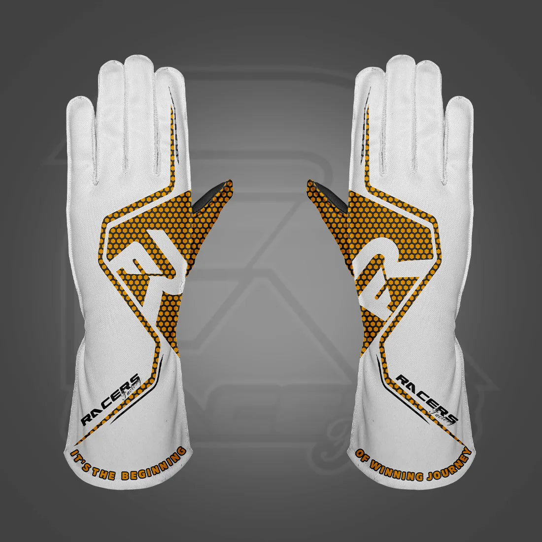 Racers Factory High Grip Amateur Karting Gloves & Sim Racing Gear