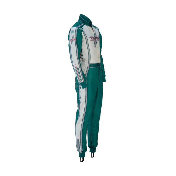 2022 Tony Kart Inspired Racing Suit | Signature Green & White