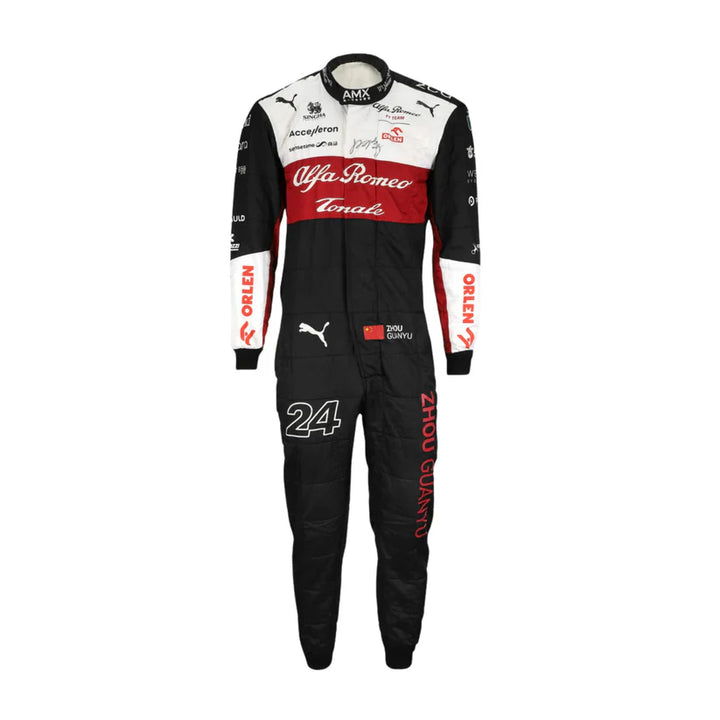 2022 Zhou Guanyu Formula 1 Replica Racing Suit