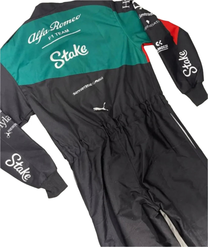 2023 Zhou Guanyu Italian GP Formula 1 Replica Racing Suit