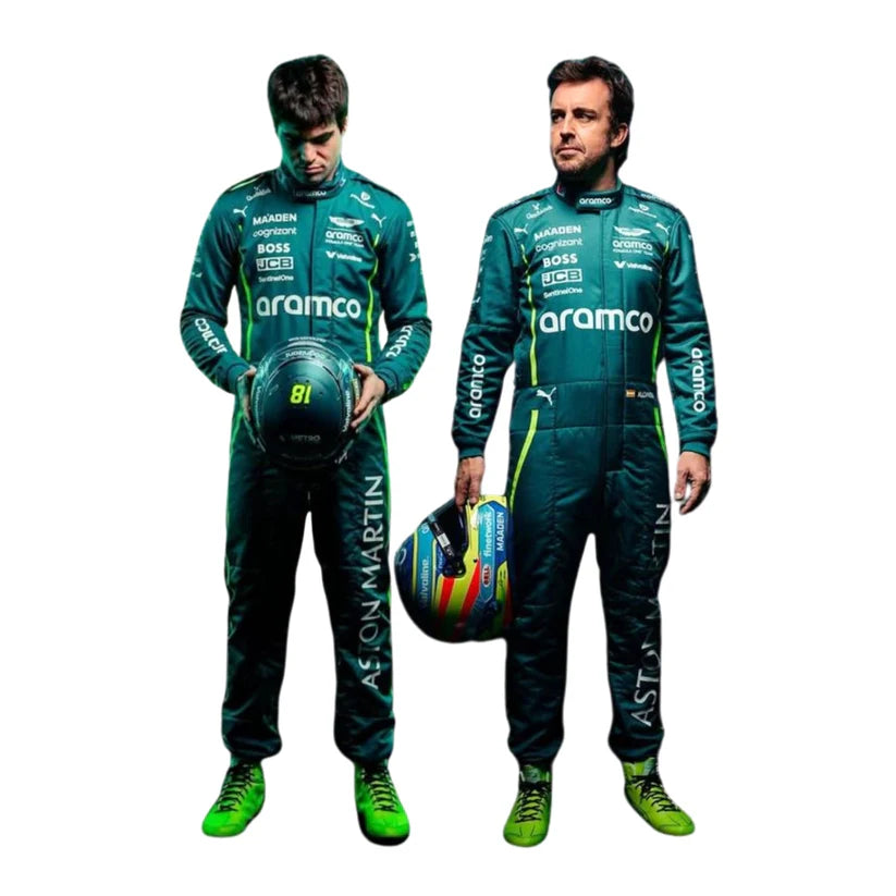 2025 Aston Martin Formula 1 Replica Suit Fernando Alonso Lance Stroll