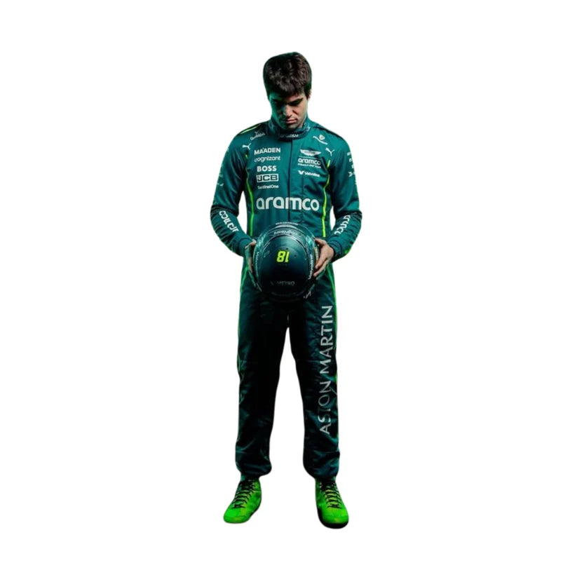 2025 Aston Martin Formula 1 Replica Suit Fernando Alonso Lance Stroll