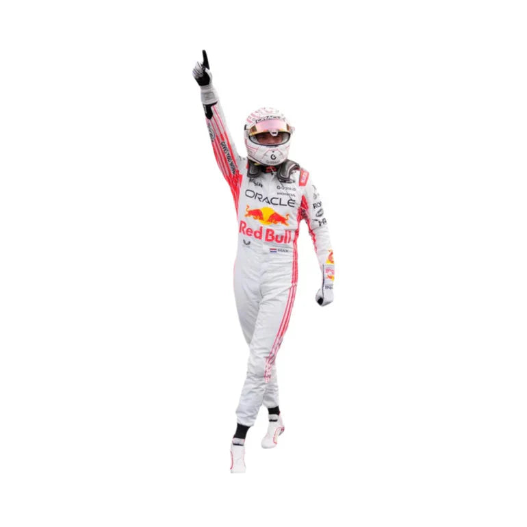 2025 Max Verstappen Japanese GP special edition White and Red professional kart racing suit - Racers Factory style