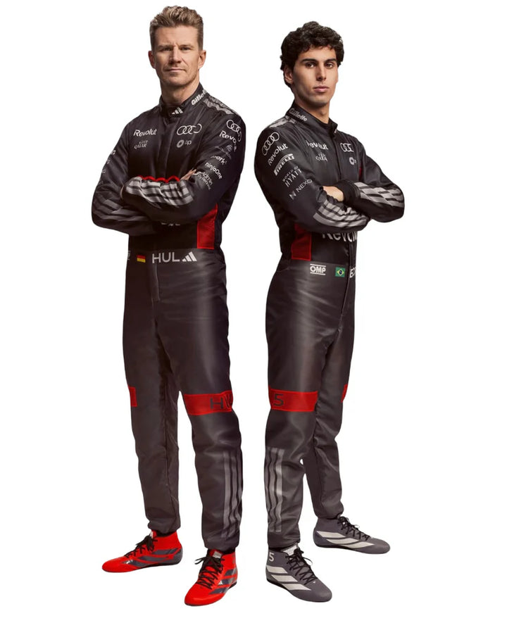 2026 Audi Formula 1 Replica Racing Suit Gabriel Bortoleto Nico Hulkenberg