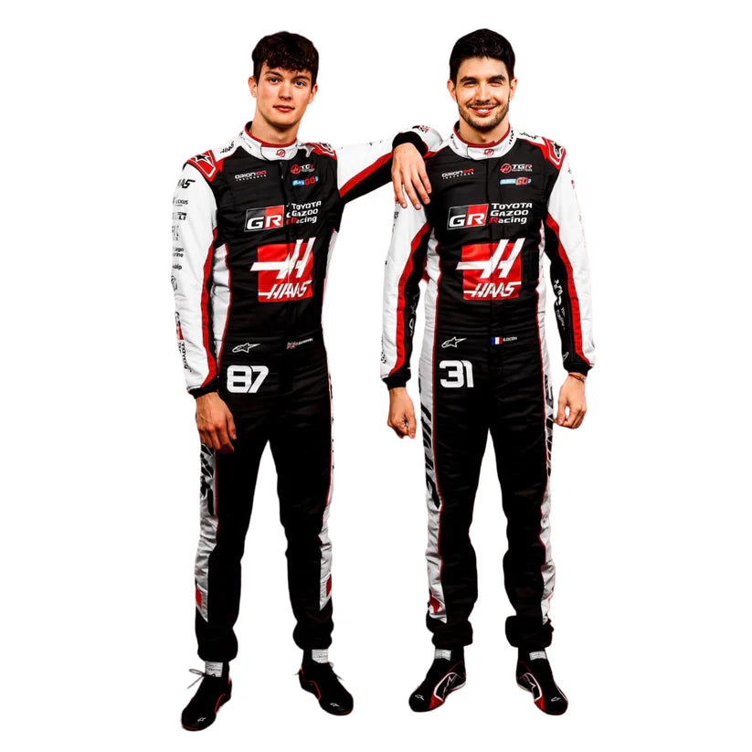 2026 Haas Formula 1 Replica Racing Suit Esteban Ocon Oliver Bearman