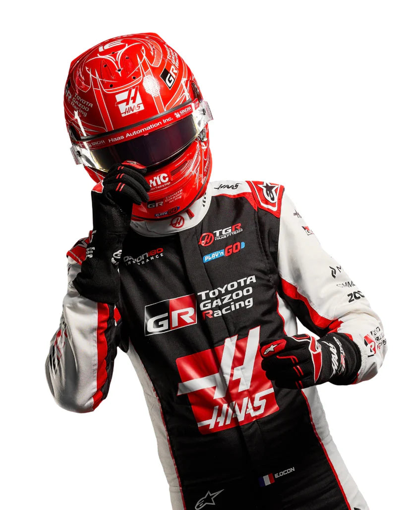 2026 Haas Formula 1 Replica Racing Suit Esteban Ocon Oliver Bearman