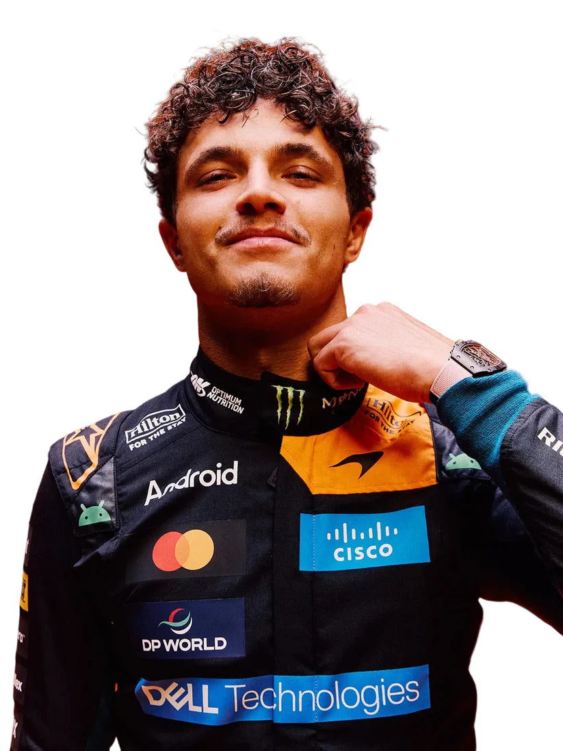 2026 Lando Norris and Oscar Piastri Monaco GP special tribute Yellow Green and Blue professional kart racing suit - Racers Factory 6
