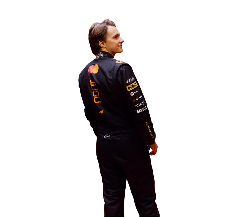 2026 Lando Norris and Oscar Piastri Monaco GP special tribute Yellow Green and Blue professional kart racing suit - Racers Factory 7