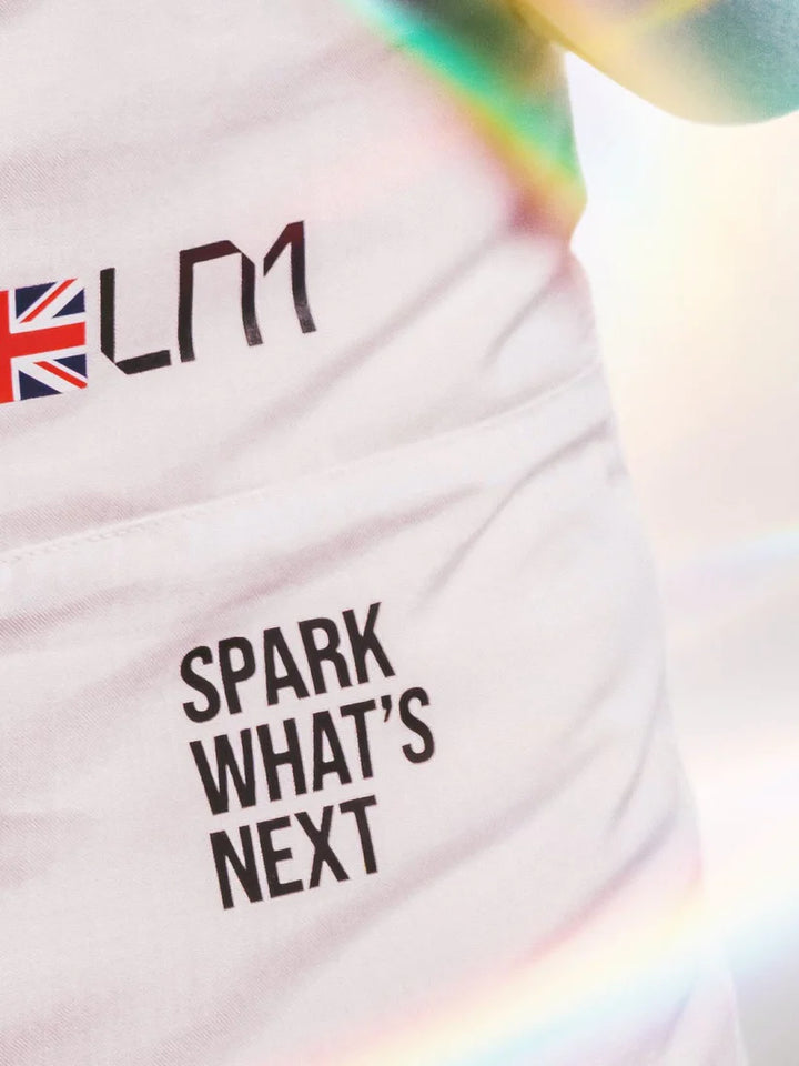 2026 Lando Norris and Oscar Piastri Special White Heritage British GP Papaya professional kart racing suit - Racers Factory 0