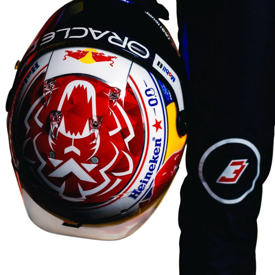 2026 Red Bull Racing Max Verstappen replica Navy Blue and Yellow professional kart racing suit - Racers Factory leg