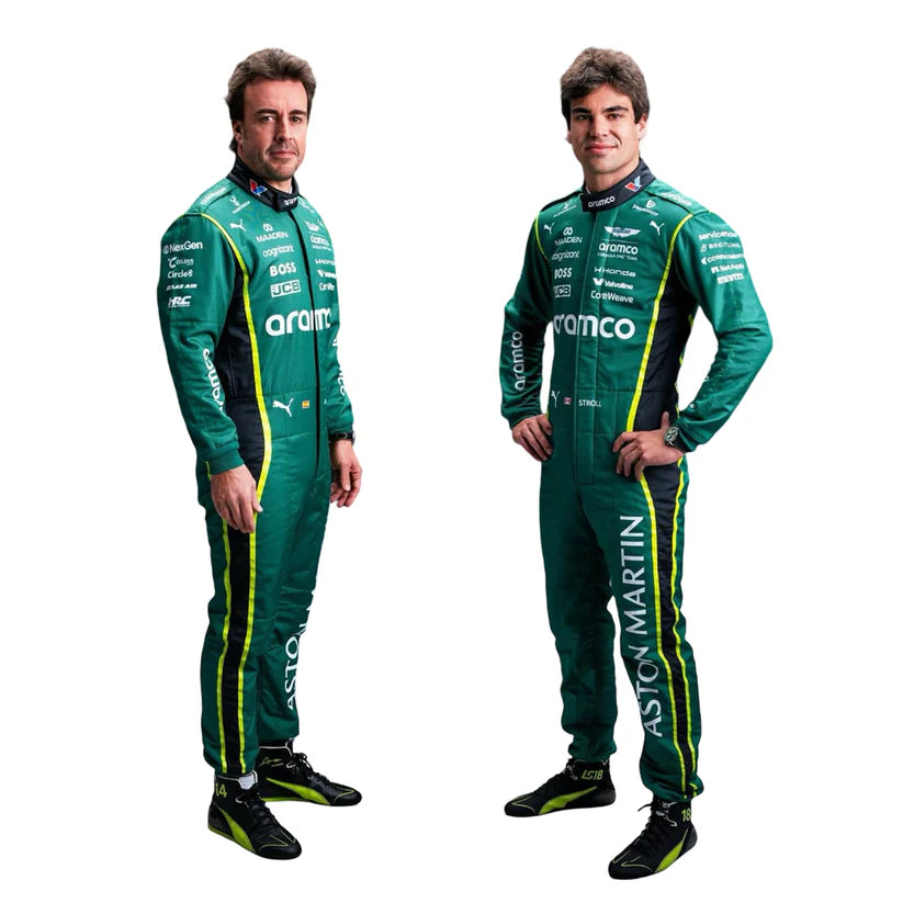 Official Style 2026 Aston Martin Aramco F1 Racing Suit – Alonso & Stroll Edition