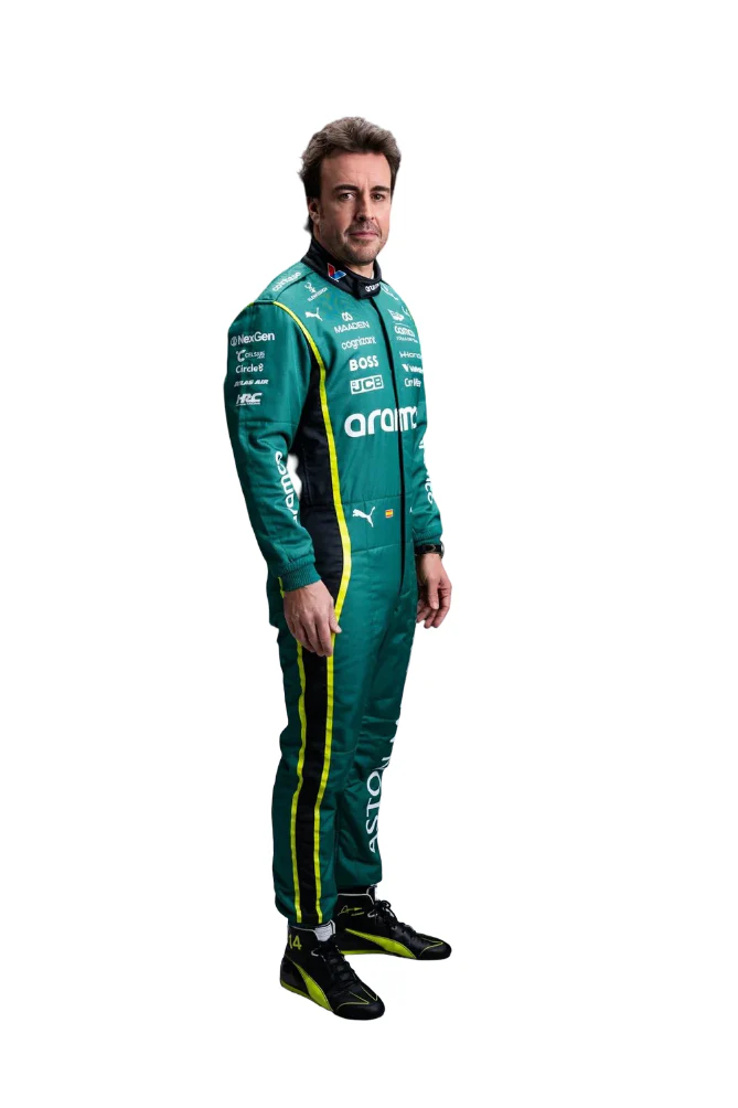 Official Style 2026 Aston Martin Aramco F1 Racing Suit – Alonso & Stroll Edition