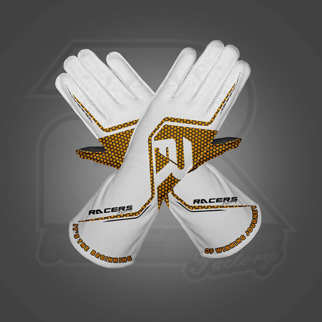 Racers Factory High Grip Amateur Karting Gloves & Sim Racing Gear