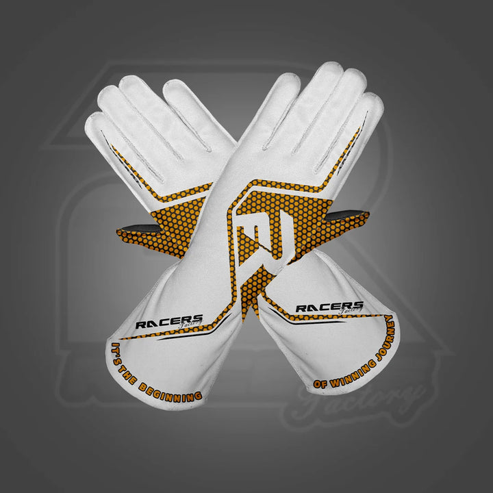 Racers Factory High Grip Amateur Karting Gloves & Sim Racing Gear