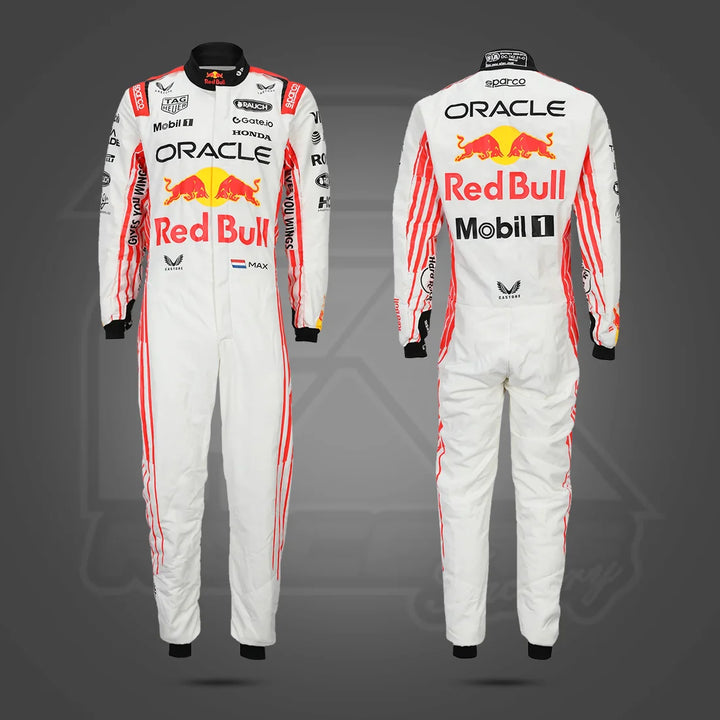 Max Verstappen 2025 Red Bull F1 Suit Replica  World Champion Gear