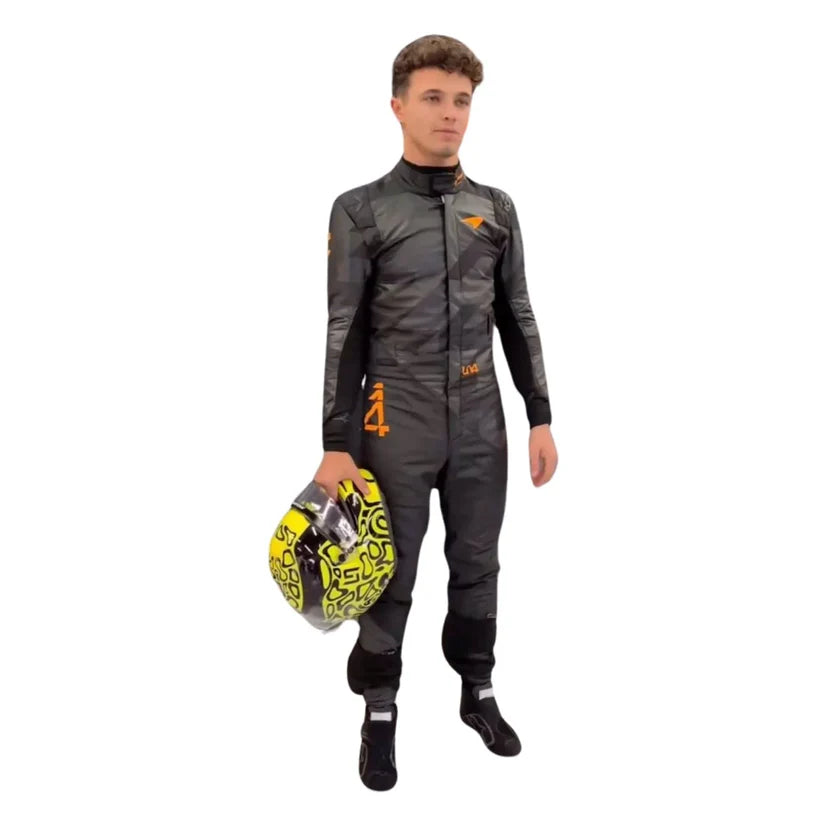 Lando Norris 2025 F1 Livery Reveal Racing Suit