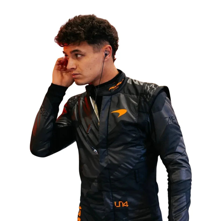 Lando Norris 2025 F1 Livery Reveal Racing Suit
