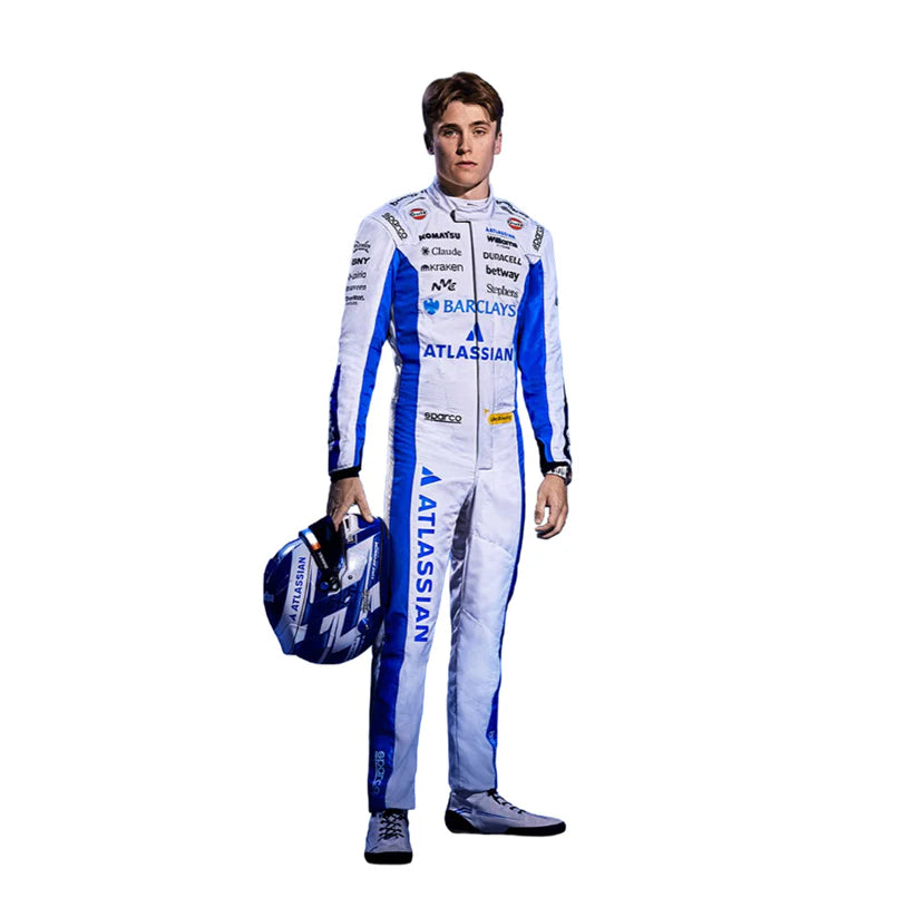 2026 Williams Racing Formula 1 Replica Suit Carlos Sainz Jr Alex Albon Luke Browning
