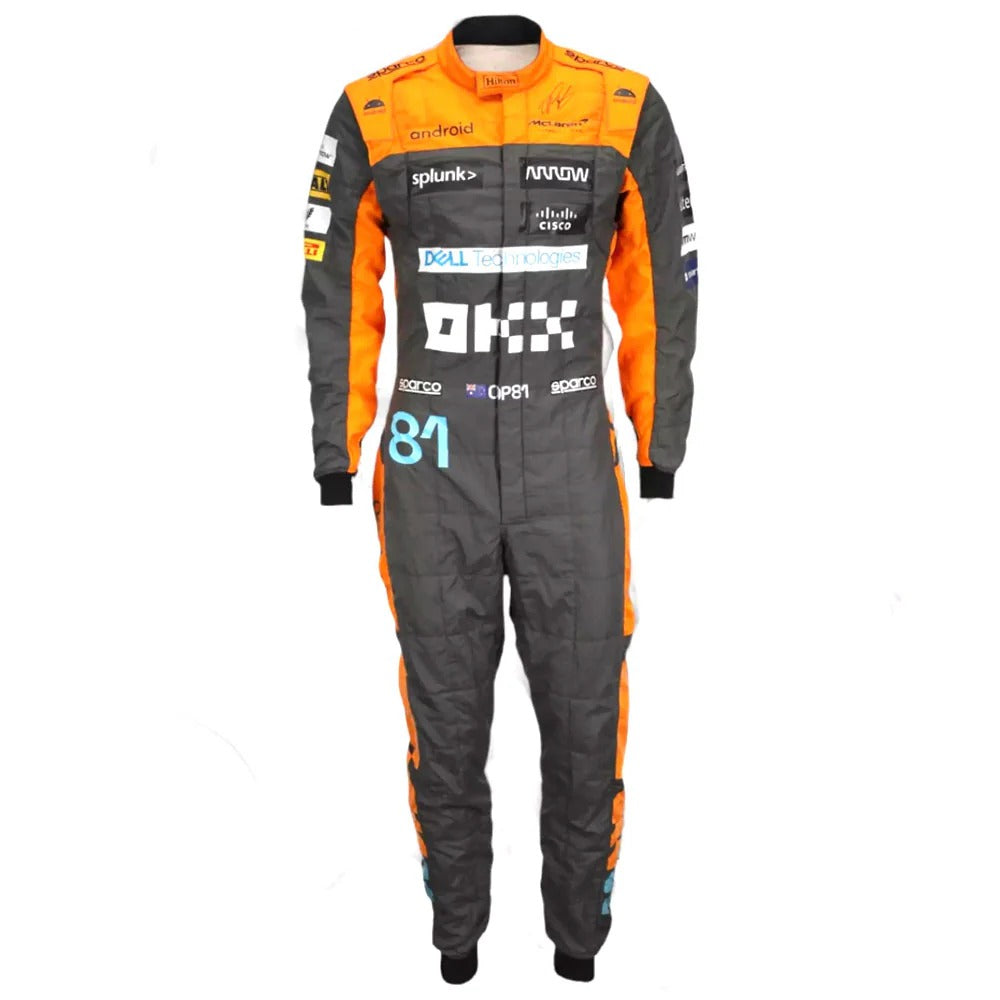 2023 New Oscar Piastri official Replica Race Suit Team McLaren F1