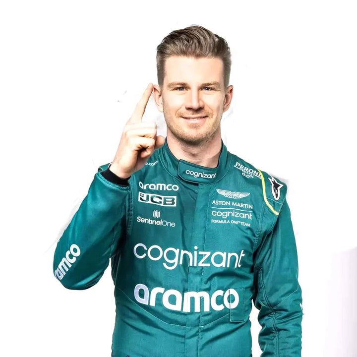 2022 Aston Martin Nico Hülkenberg F1 Race Suit _ Saudi Arabian GP