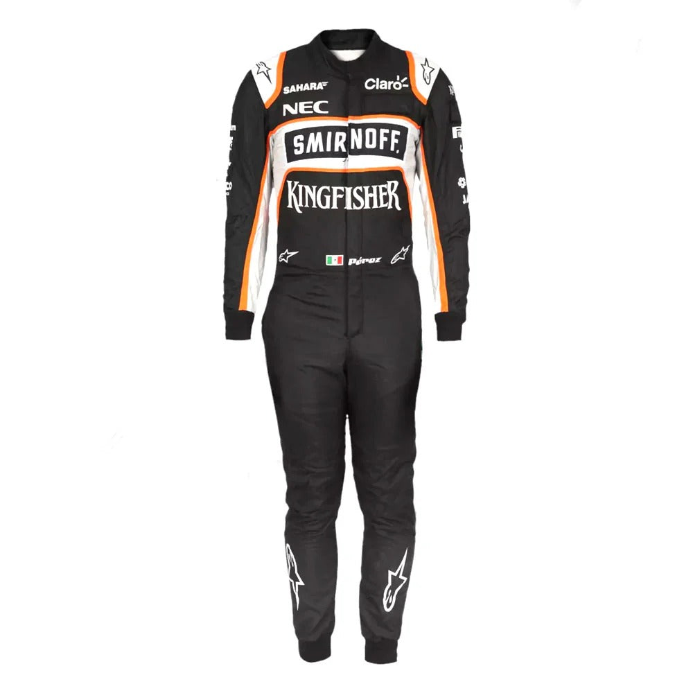 2016 Sergio Perez Sahara Force F1 Team Race Suit