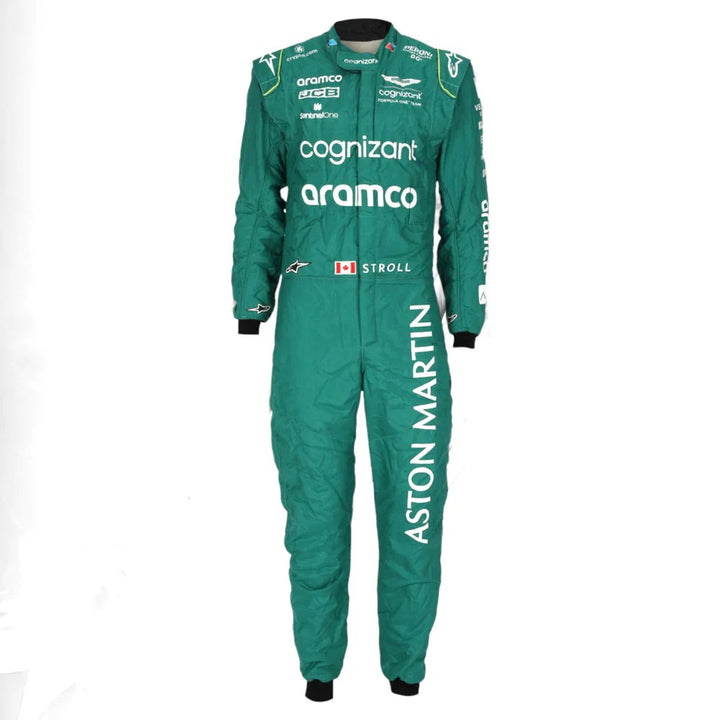 2023 Lance Stroll Aston Martin F1 Race Suit - Sao Paulo GP