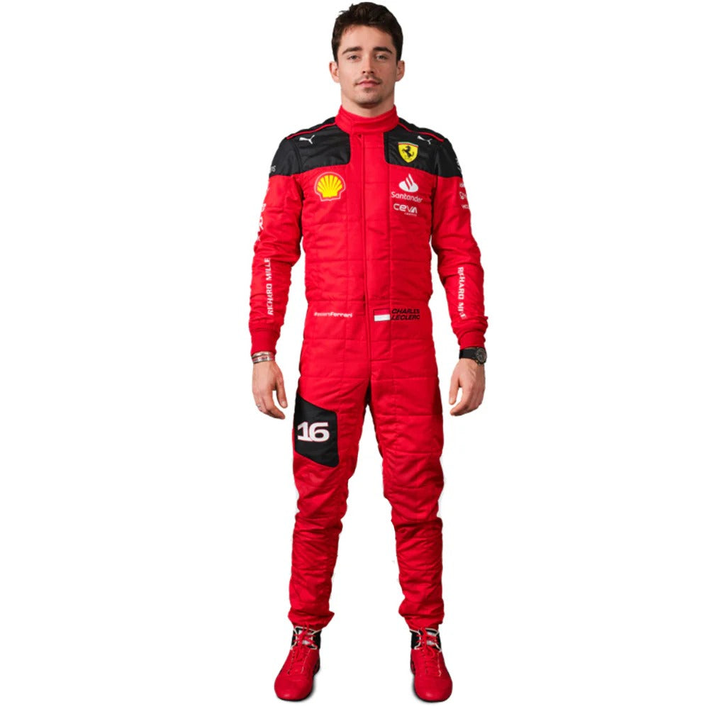 Charles Leclerc 2022 Season Inspired Karting Suit | CL16 Ferrari