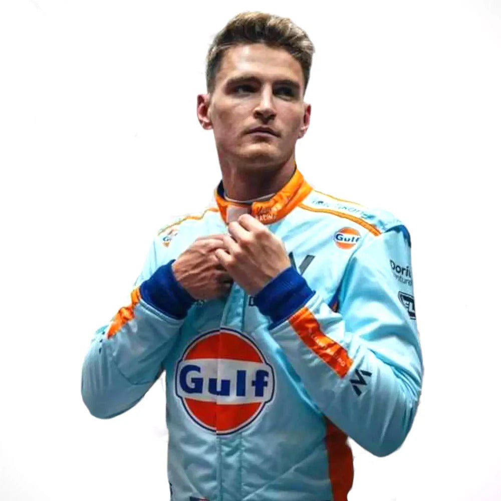Logan Sargeant Gulf F1 Race Suit Singapore GP