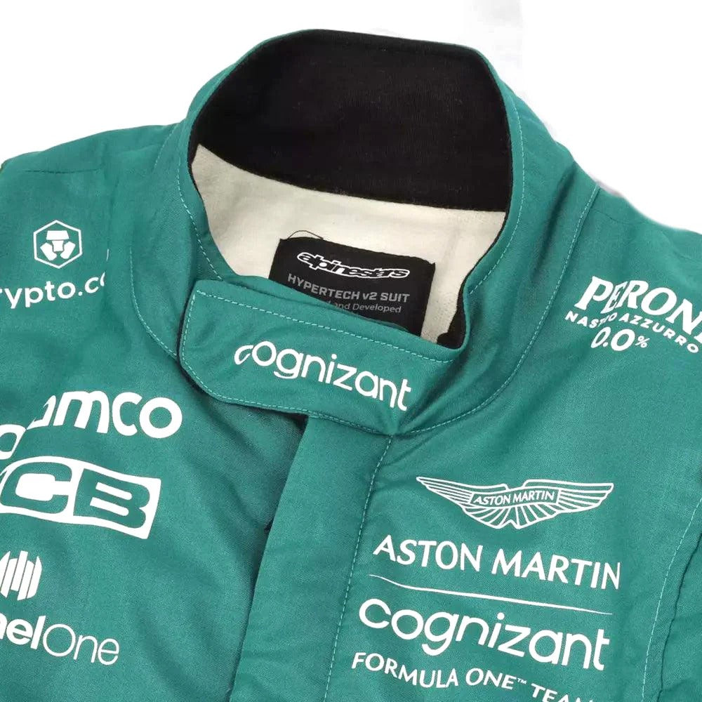 2022 Aston Martin Nico Hülkenberg F1 Race Suit _ Saudi Arabian GP