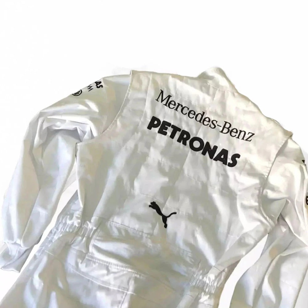 Lewis Hamilton 2016 F1 Mercedes Inspired Suit | Classic White Edition