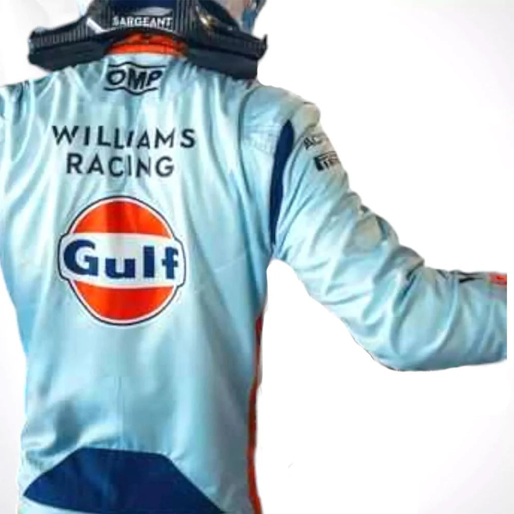Logan Sargeant Gulf F1 Race Suit Singapore GP