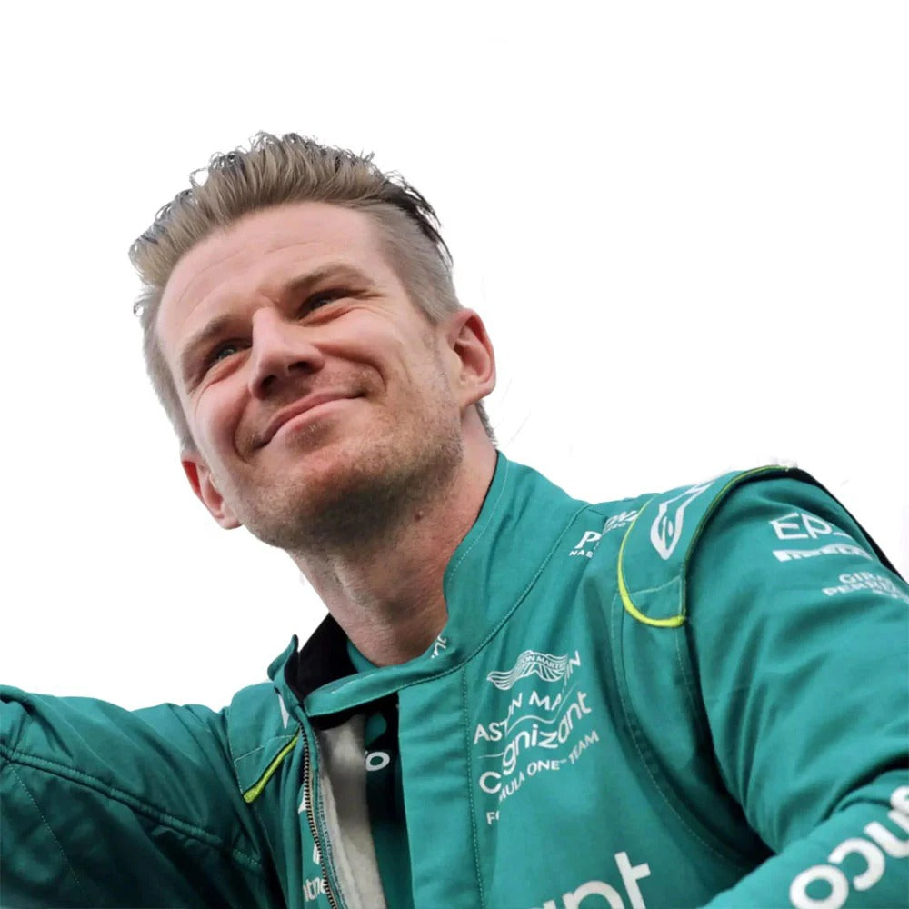 2022 Aston Martin Nico Hülkenberg F1 Race Suit _ Saudi Arabian GP