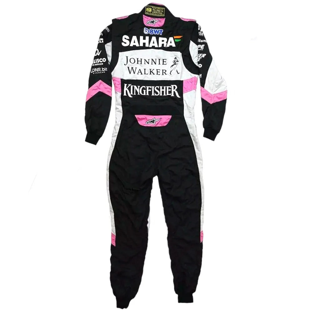Sergio Perez 2018 Race Suit Sahara Force F1 Team