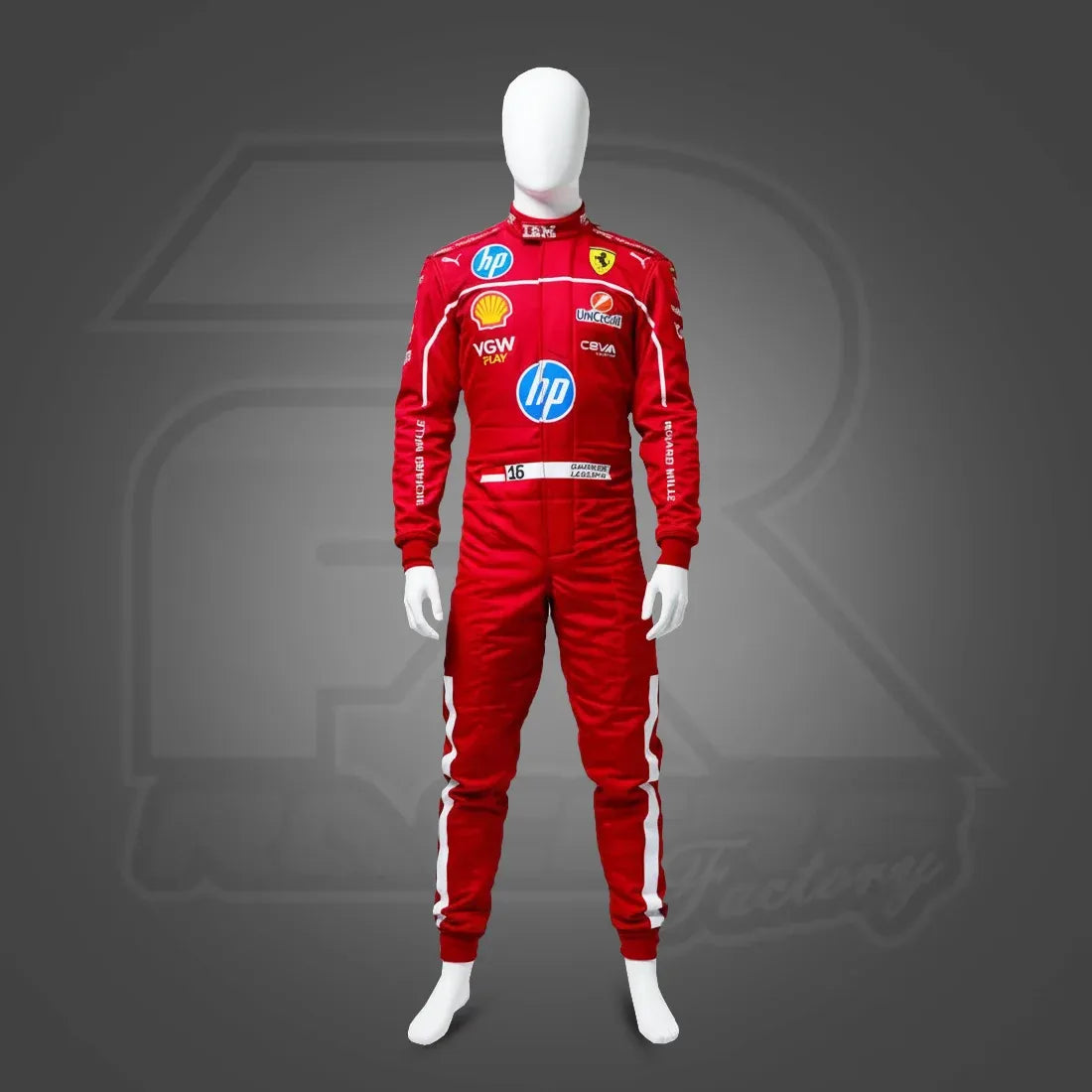 Charles Leclerc 2025 Ferrari F1 Suit Replica
