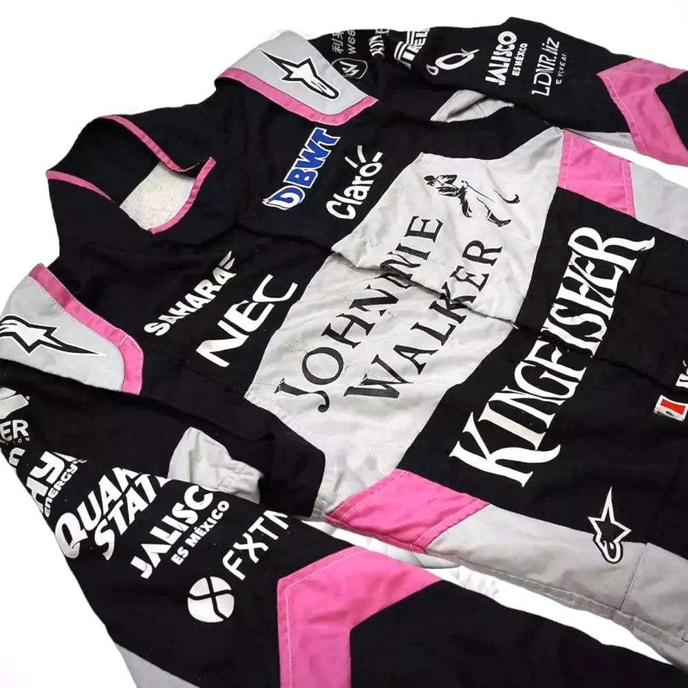 Sergio Perez 2018 Race Suit Sahara Force F1 Team