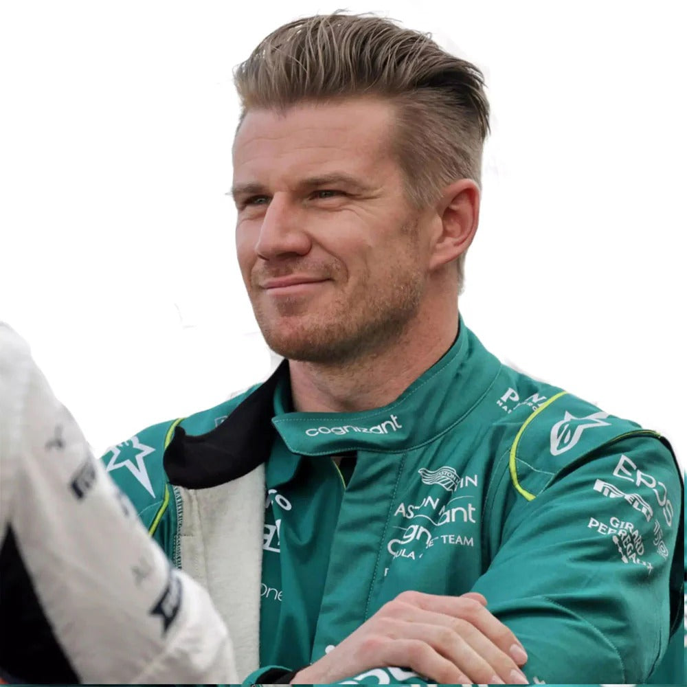 2022 Aston Martin Nico Hülkenberg F1 Race Suit _ Saudi Arabian GP