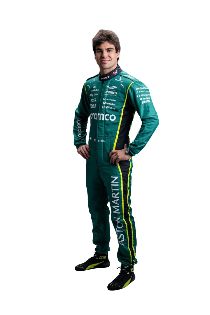 Official Style 2026 Aston Martin Aramco F1 Racing Suit – Alonso & Stroll Edition