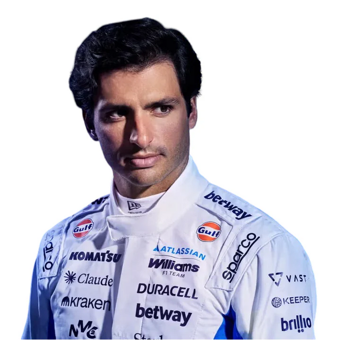 2026 Williams Racing Formula 1 Replica Suit Carlos Sainz Jr Alex Albon Luke Browning